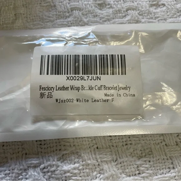 Cuff White and Multi Color Multi-Strand Bracelet~ Magnetic clasp- Gold Color - Picture 4 of 5